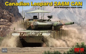 <font color=blue>1/35 Canadian Leopard 2A6M CAN w/Workable Track</font> 