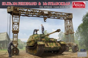 <font color=blue>1/35 SD.Kfz.184 Ferdinand w/Full Interior+16ton STRABOKAN</font> 