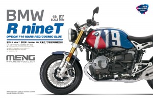 <font color=blue>1/9 BMW R Nine T Option 719 Mars Red/Cosmic Blue,Pre-colored, Sale 1Piece in stock</font>