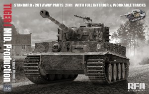 <font color=blue>1/35 Tiger I Mid.Production 2in1 w/Cutaway Parts & Standard w/ Full Interior Sale</font>