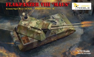 <font color=blue>1/72 German Super Heavy Tank VIII Maus Flakpanxer w/Metal Barrel 35% Sale</font>
