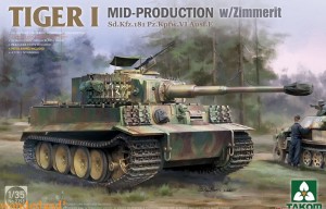 <font color=Blue>1/35 Tiger I Mid Production w/Zimmerits</font>