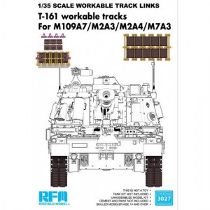  <font color=blue>1/35 T-161 Workable Track Links set for M109A7/M2A3/M2A4/M7A3</font> 