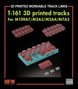  <font color=blue>1/35 T-161 Workable Track Links set,3D Printed for M109A7/M2A3/M2A4/M7A3</font> 
