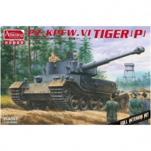 <font color=blue>1/35 Pz.Kpfw.VI Tiger P Clear Hull /Workable Tracks New Mold ,Full Interior Sale</font> 