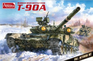 <font color=blue>2 sets 1/35 Russian MBT T-90A w/ Full Interior +1/35 Railway Strait 30.5cm Sale</font>