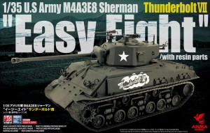 <font color=blue>1/35 M4A3E8 Sherman Easy Eight Thunderbolt VII w/Resin Armor Plate Yen 10x: 11.7-22</font> 