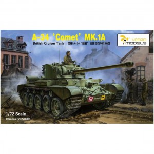 <font color=blue>1/72 British Cruiser A34 "COMET" Mk.IA w/Metal Barrel</font>-copy