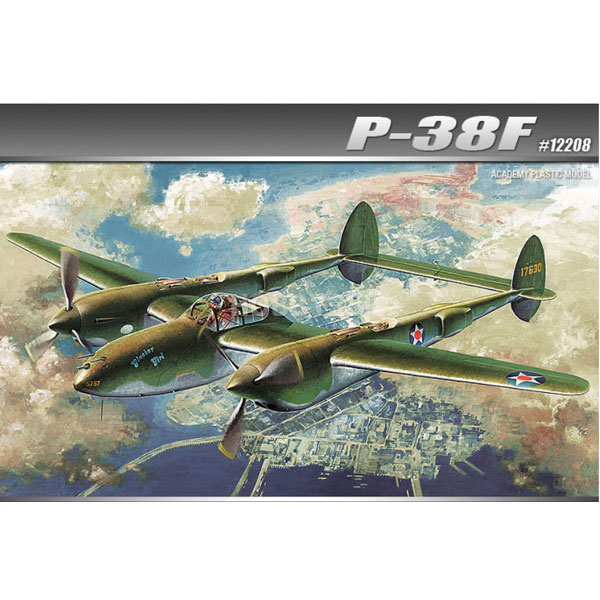 1/48 P-38F Lightning Glacier Girl :AC12208