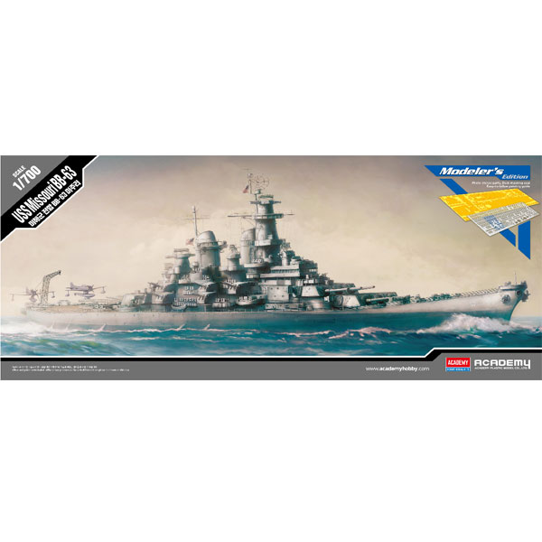 <font color=blue> 1/700 USS Missouri BB-63,Modeler's Edition :AC14223
