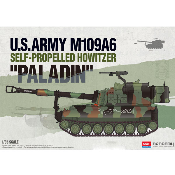 1/35 U.S.Army M109A6 Self-Propelled Gun "PALADIN" :AC13515