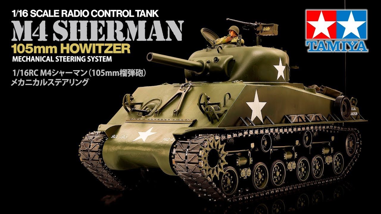1/16  RC M4 Sherman 105mm Howitzer  :TA56048