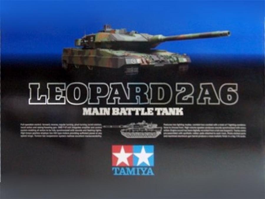 1/16  RC Leopard 2A6 w/Full-Option Kit :TA56020