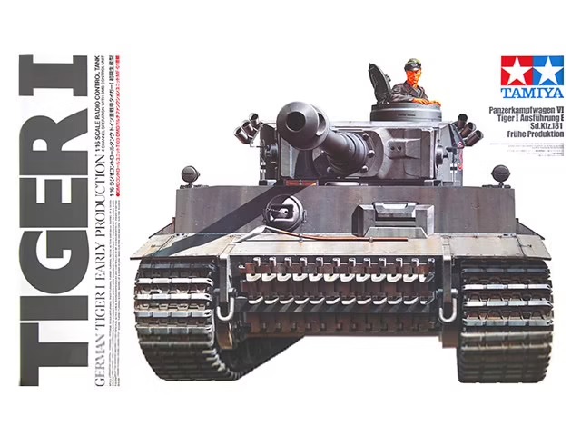 1/16  RC German Tiger I Early Production w/Full-Option Kit :TA56010