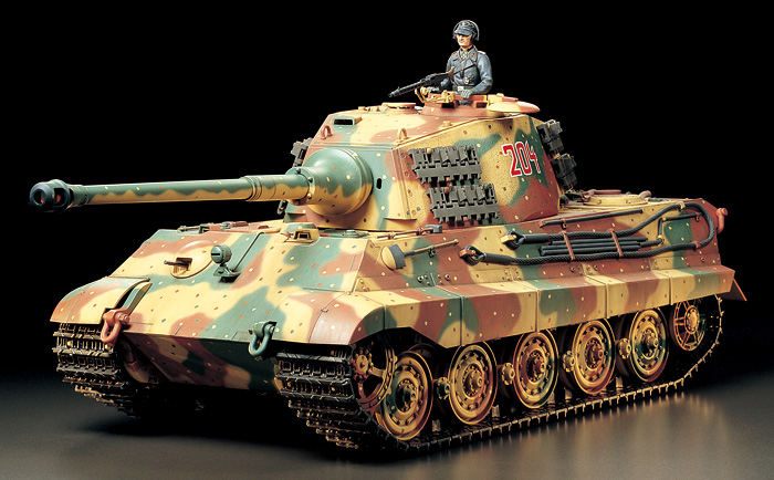 1/16  RC German King Tiger Henschel Turret w/Full-Option Kit :TA56018