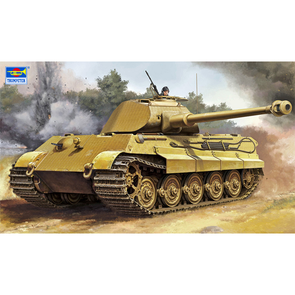 1/16 German King Tiger Prosche Early Production w/Interior :TRU00948