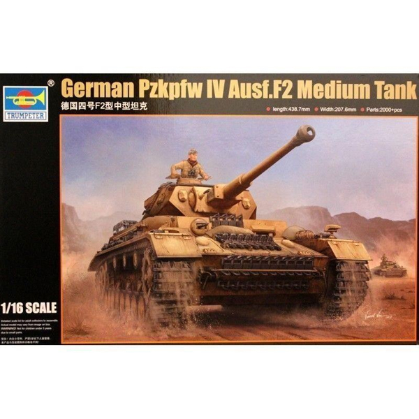 1/16 German Pz.Kpfw IV Ausf. F2 w/Interior :TRU00919