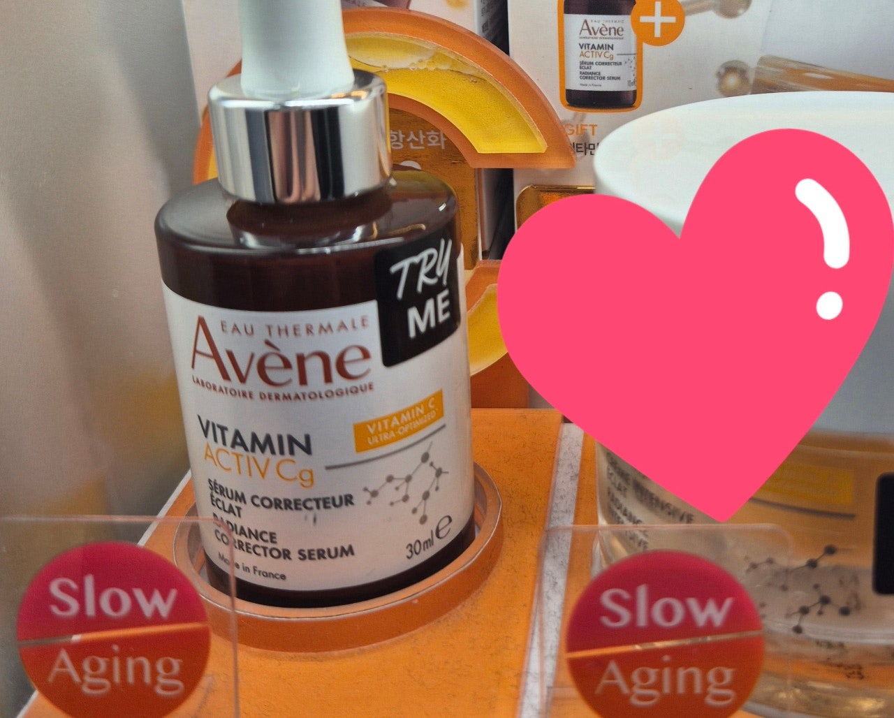Avene,TRY ME,Vitamin C168 Cream,Ultra Optimized,Slow Aging,30ml  for Skin Care