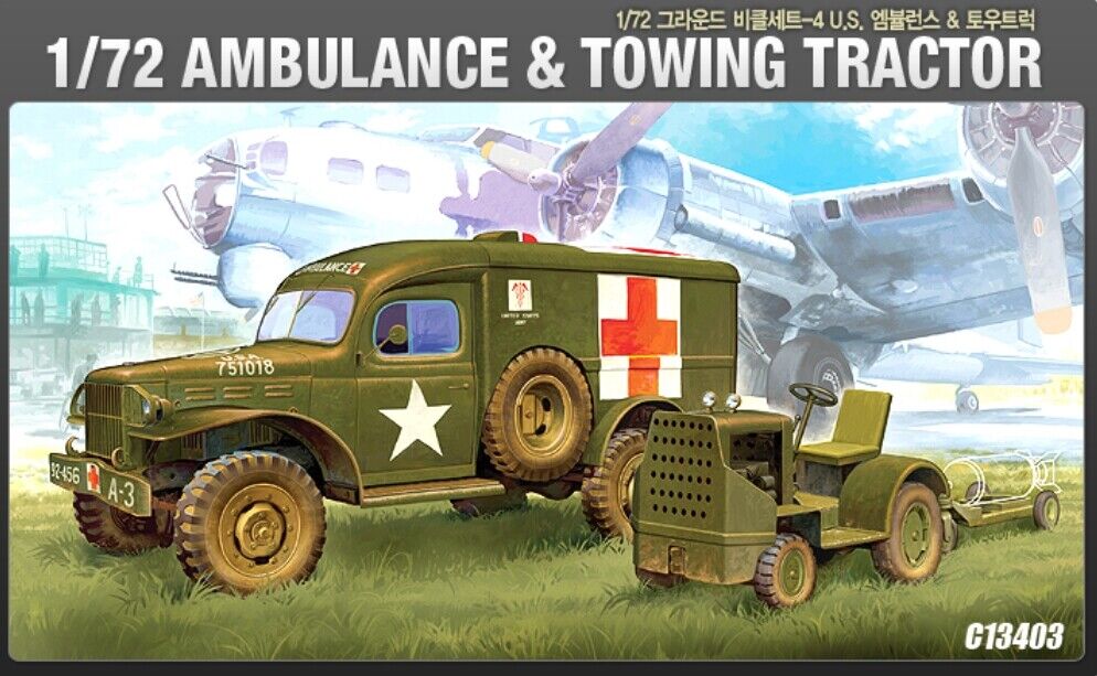 1/72 U.S. Ambulance & Towing Tractor :AC13403