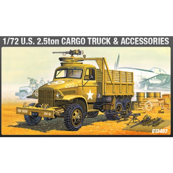 1/72 U.S. 2.5ton Cargo Truck & Accessories :AC13402
