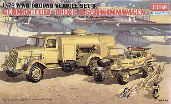 1/72 German Fuel Truck & Schwimm Wagen :AC13401