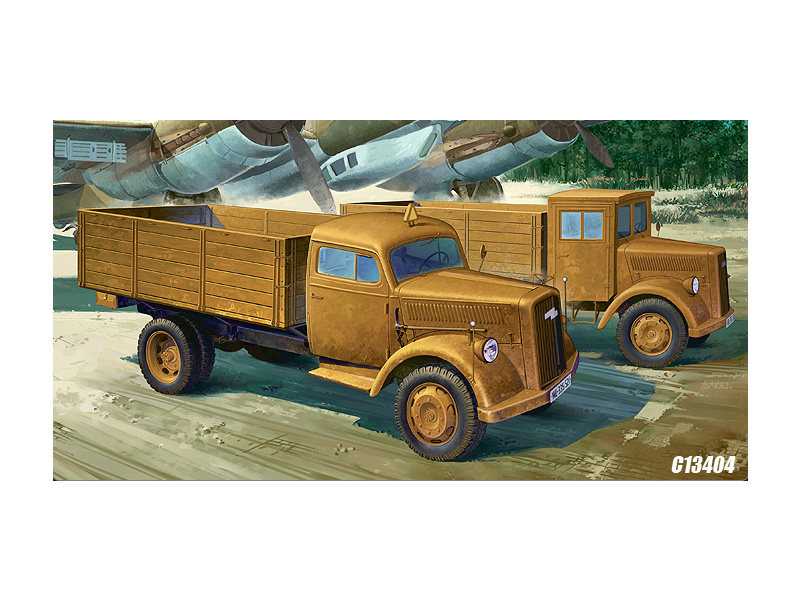 1/72 WWII German Cargo Truck Early Late :AC13404