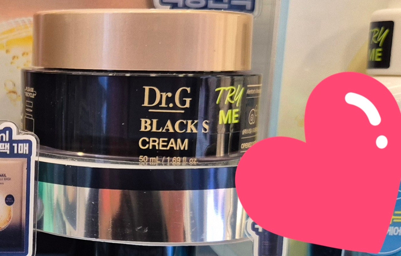 Dr.G,Black Snail Cream 50ml,Skin Elasticity Improvement, Slow Aging, For Skin Care