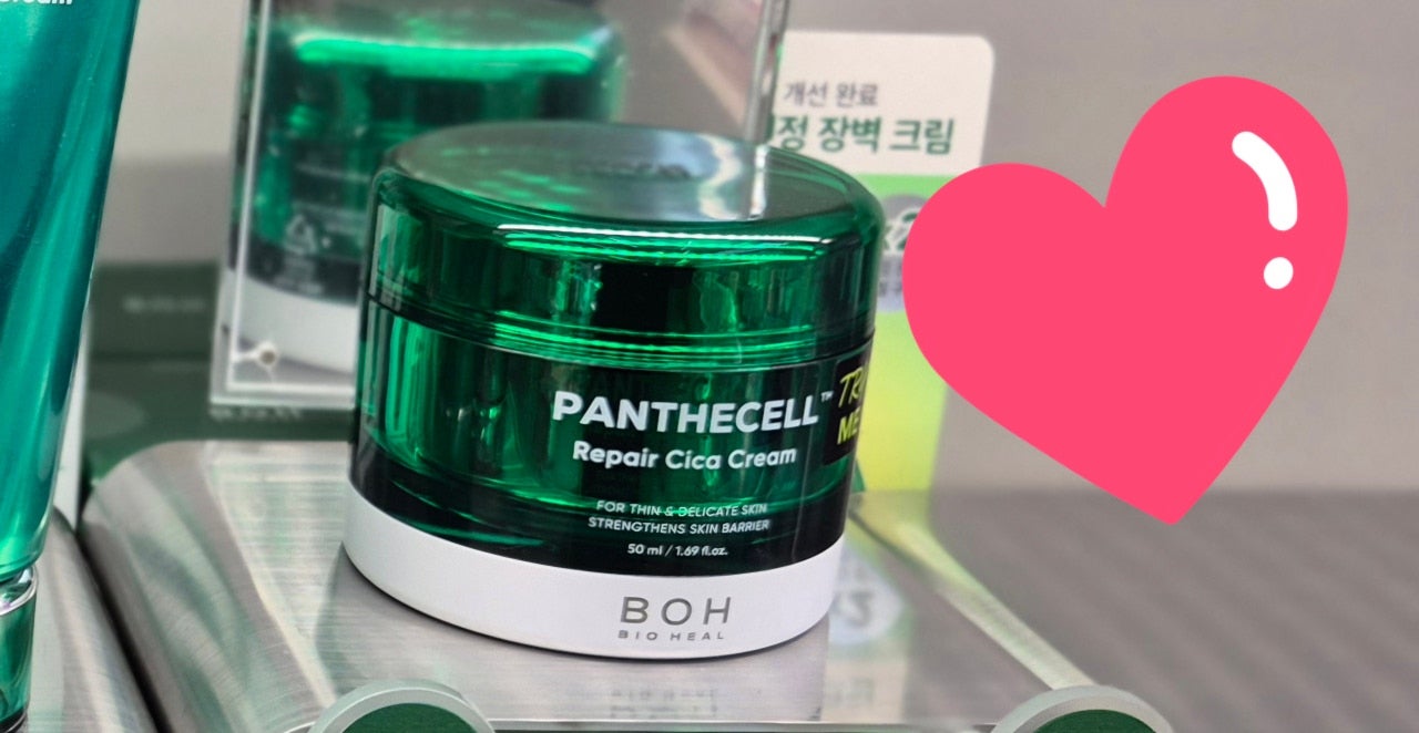 Bio Heal BOH Panthecell Repair Cica Cream for Thin & Delicate Skin Strengthens Skin Barrier 50ml, Slow Aging, For Skin Care