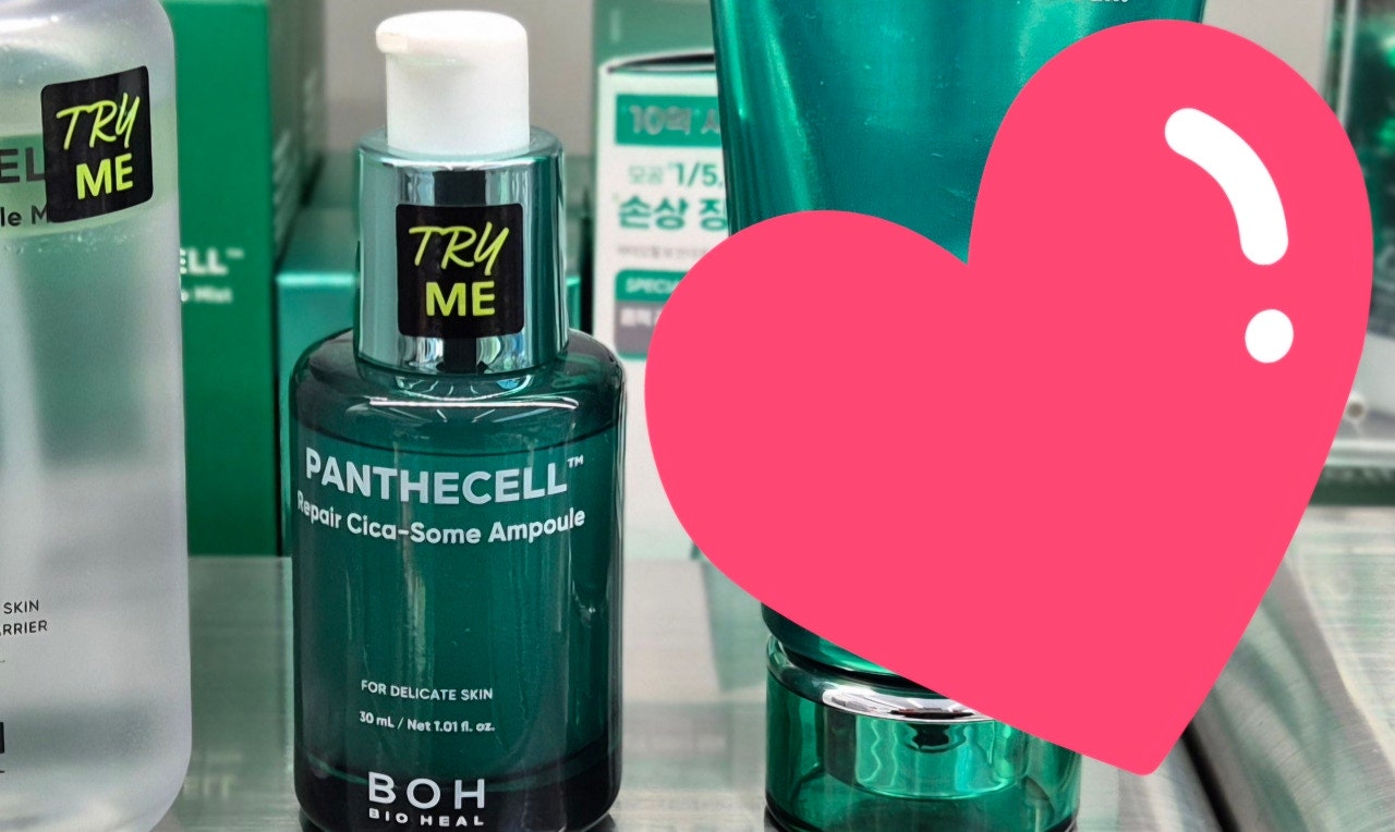 Bio Heal BOH Panthecell Repair Cica-Some Ampoule for Delicate Skin 30ml, Slow Aging, For Skin Care