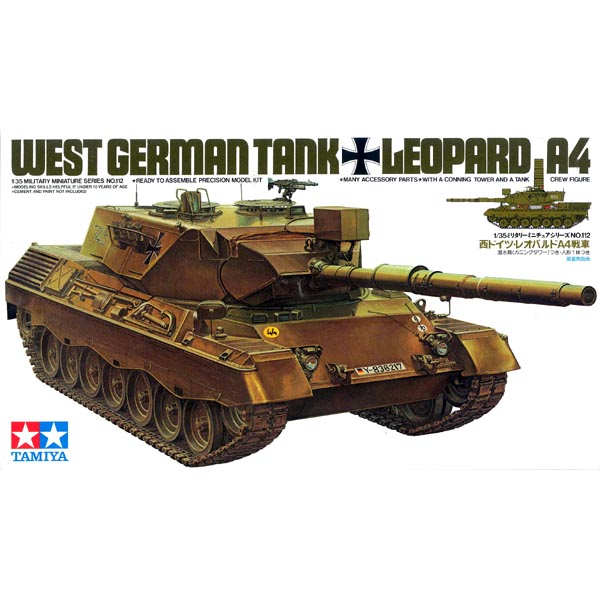 1/35 West German Tank Leopard A4 :TA35112