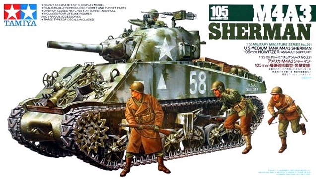 1/35 U.S.M4A3 Sherman 105mm :TA35251