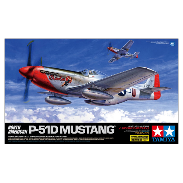 <font Color=blue>1/32 North American P-51D Mustang  :TA60322