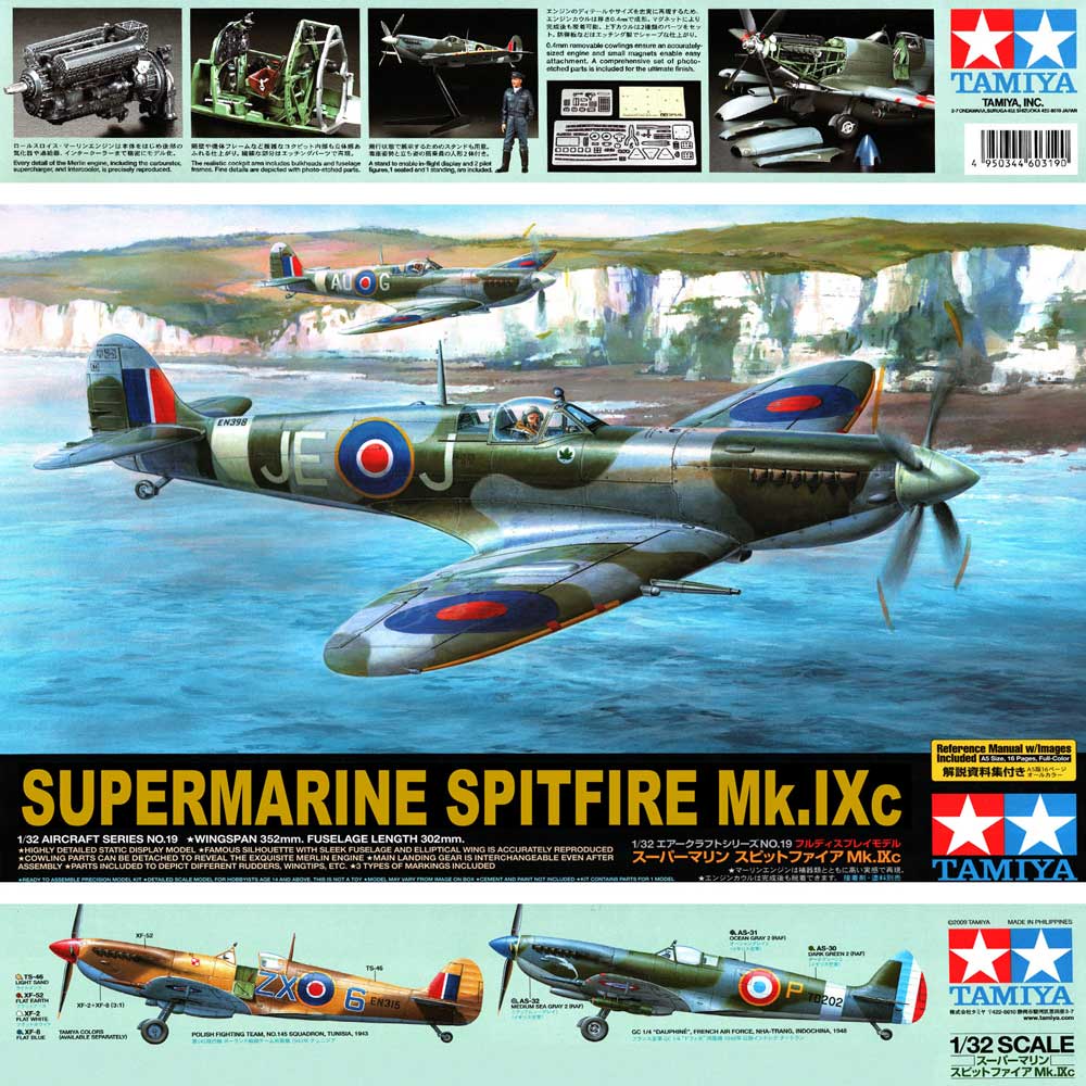 <font Color=blue>1/32 Supermarine Spitfire Mk. lxc :TA60319