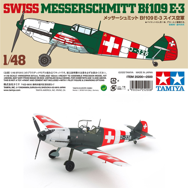 1/48 SWISS Messerschmitt Bf109 E3 :TA25200