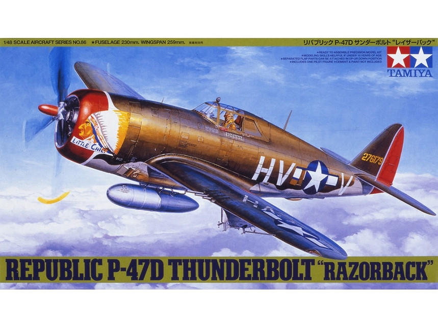 1/48 p-47D Thunderbolt Razorback :TA61086