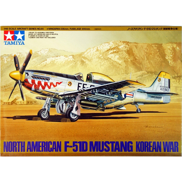 1/48 North American F-51D Mustang Korean War :TA61044