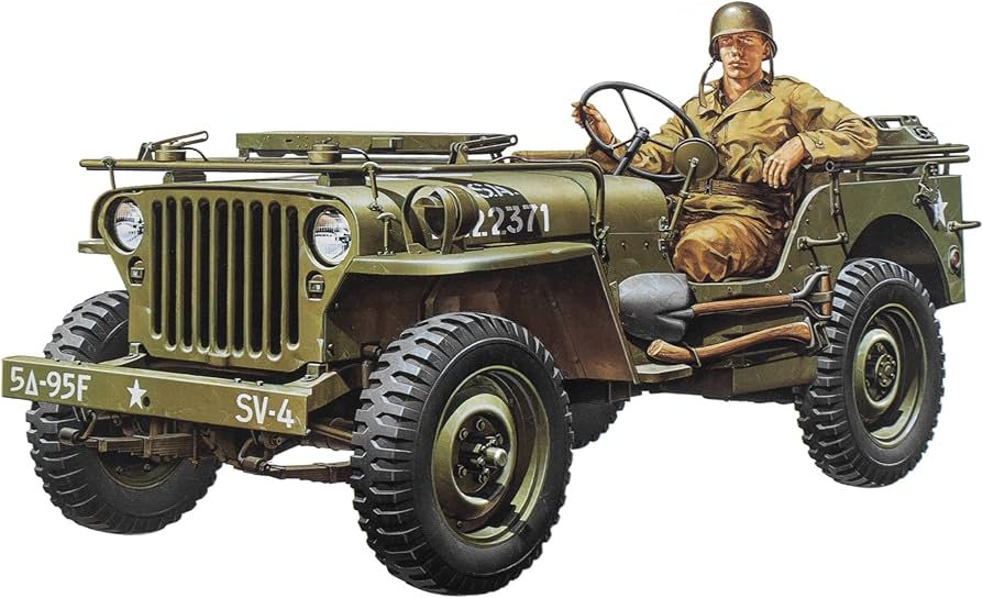 1/35 1/4ton 4x4 Truck Jeep Willys MB :TA35219