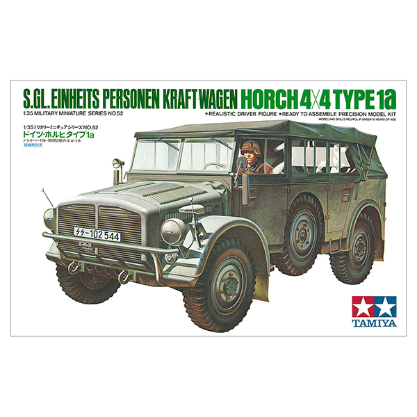 1/35 German Personen Kraft-Wagen HORCH 4X4 Type 1a :TA35052