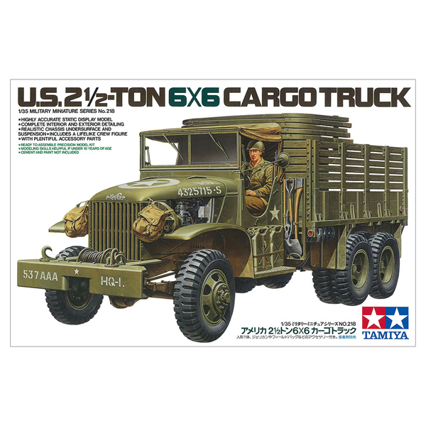 1/35 U.S. 2 1/2ton 6X6 Cargo Truck :TA35218