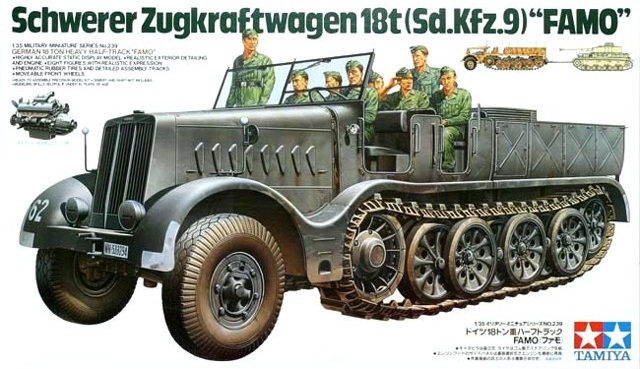 1/35 German 18t Half-Track Sd.Kfz.9 FAMO :TA35239