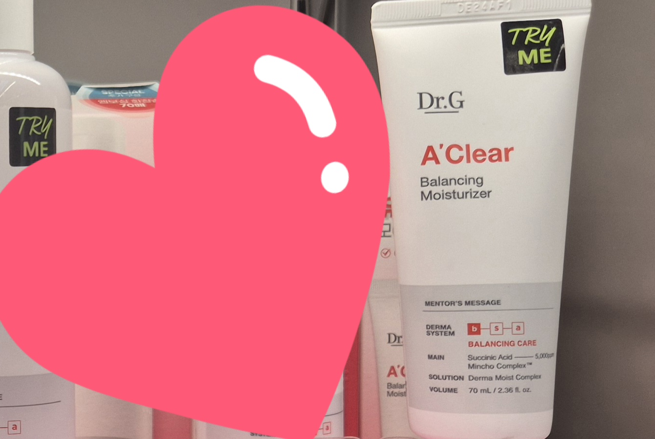 Dr.G,A'Clear Balancing Moisturizer 70ml,Skin Elasticity Improvement,  For Skin Care