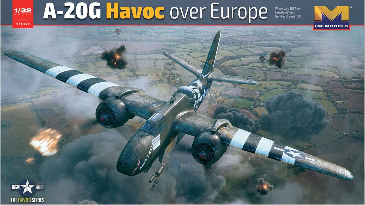 1/32 B-25G Havoc  Over Europe