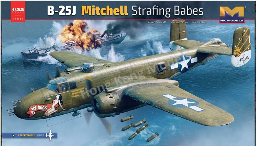 1/32 B-25J Mitchell Strafing Babes