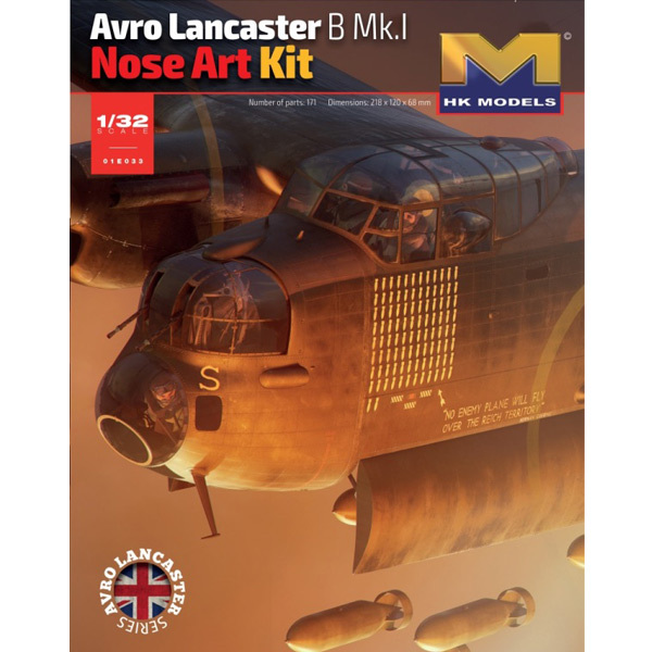 1/32 WWII Lancaster Mk.1 Nose ART Part Kit
