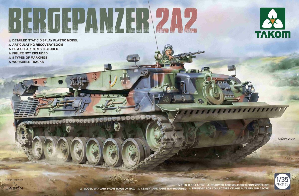<font color=blue> 1/35 Bergepanzer 2A2