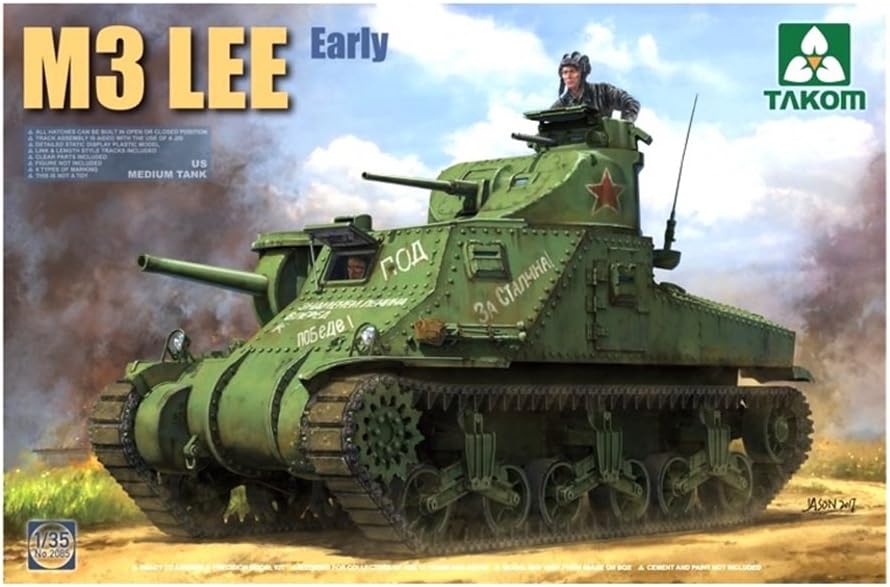 <font color=blue> 1/35 U.S. Medium Tank M3 Lee Early