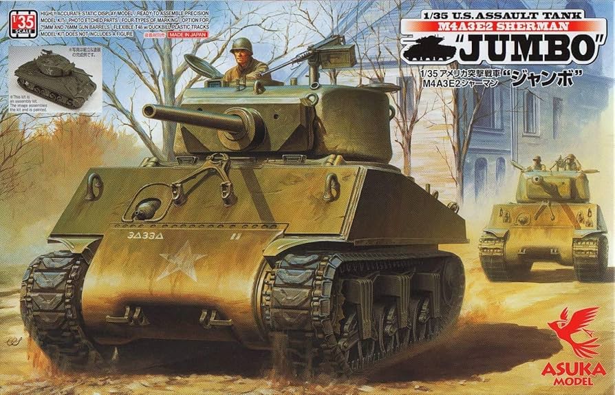 <font color=blue>1/35 M4A3E2 Sherman Jumbo, Free Shipping By Air