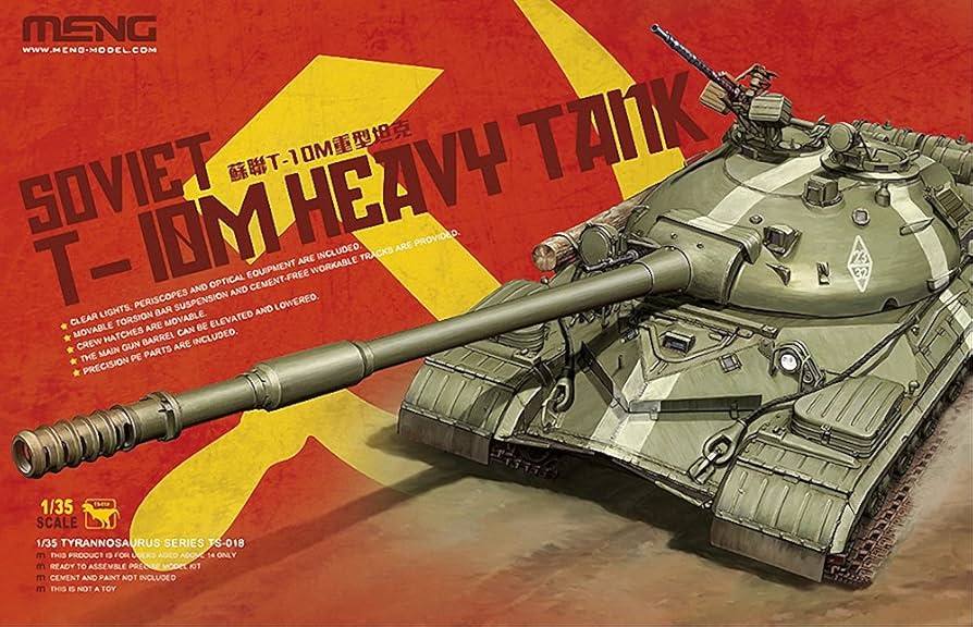 <font color=blue>1/35 Soviet Heavy Tank T-10M w/Workable Track & Metal Barrel ,   Promotion Sales: February 1st - February 28th