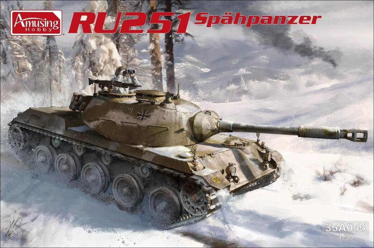 <font color=blue>1/35 German Spahpanzer Ru251, Free Shipping By Air