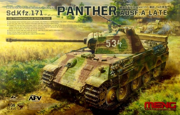 <font color=blue>1/35 Sd.Kfz.171 Panther Ausf.A Late /w Metal Barrel  , Promotion Sales: February 1st - February 28th